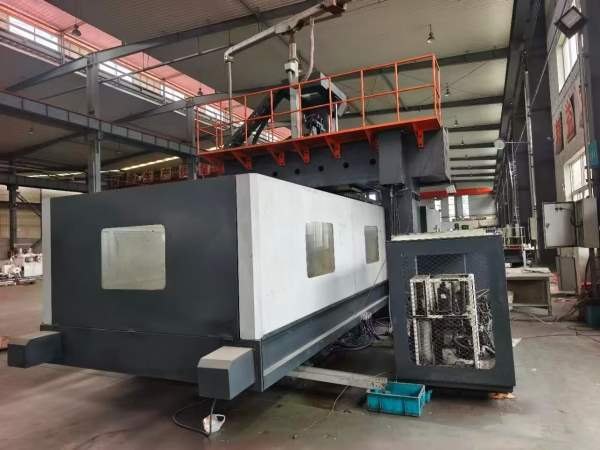 重型德扬532数控龙门发那科MF系统BT50刀柄齿轮传动工.