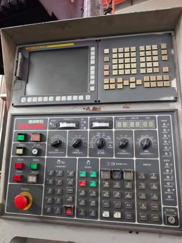 重型德扬532数控龙门发那科MF系统BT50刀柄齿轮传动工.