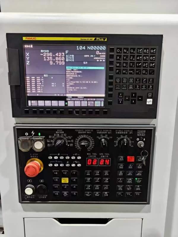 物美价又廉精久1160加工中心2021年 发那科OI-MFPlus系.