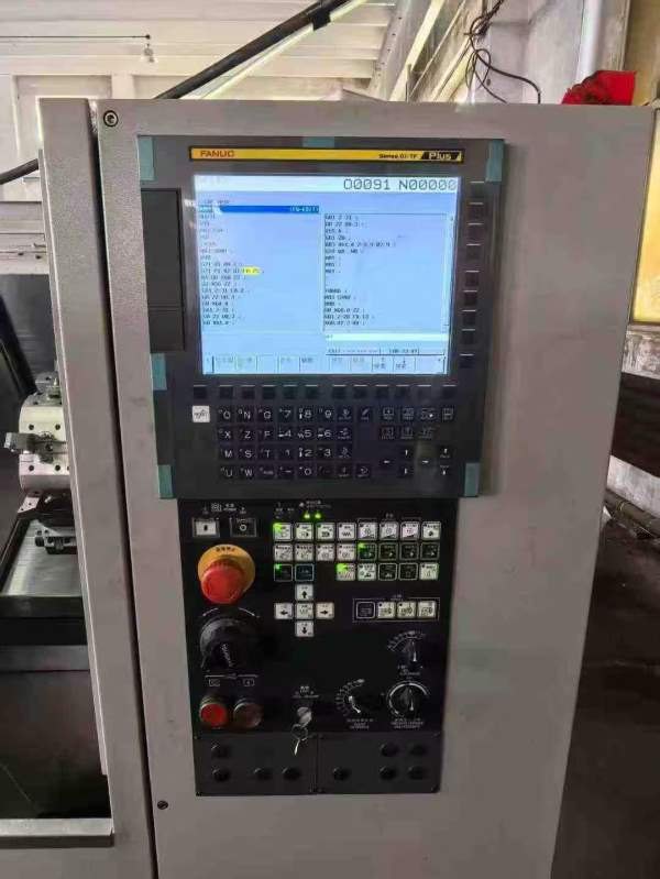 津上M08JII数控车床2021年出厂，发那科oi-TFplus系统8.