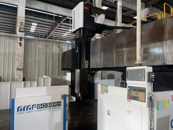 大美广东刚刚买下重型国盛6038龙门加工中心 工作台3X6.