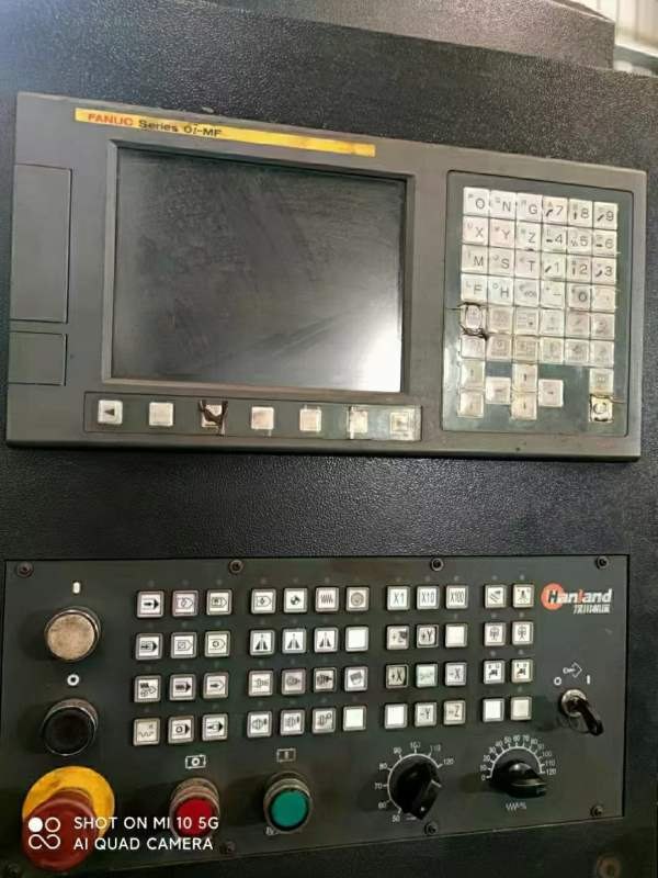 刚刚买下汉川715D数控铣一台，三轴线规，发那科MF系统.
