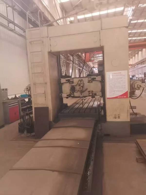 精品北一1.25x4米重型龙门铣青岛在位出售！4个15KW重.