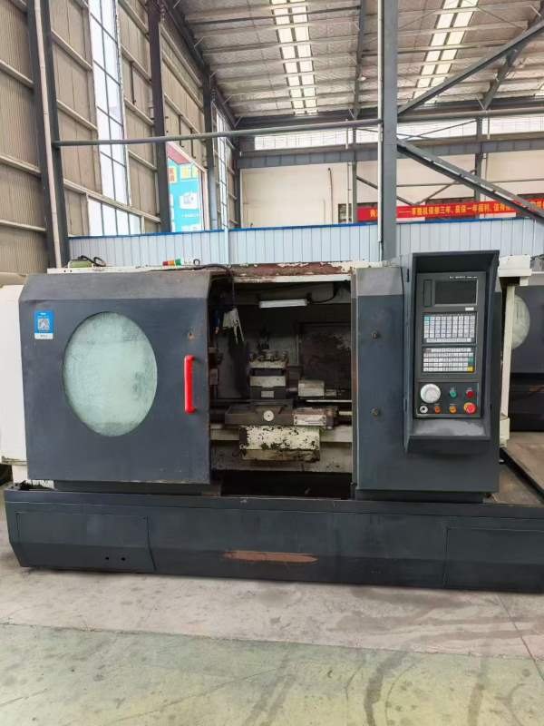 同款4台沈阳5085数控车床，液压卡盘，通电就干活，性.