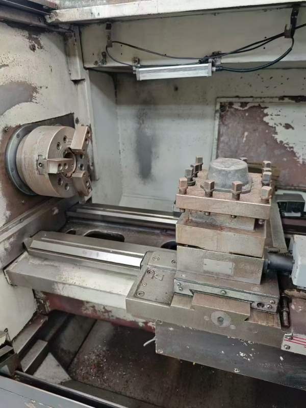 同款4台沈阳5085数控车床，液压卡盘，通电就干活，性.