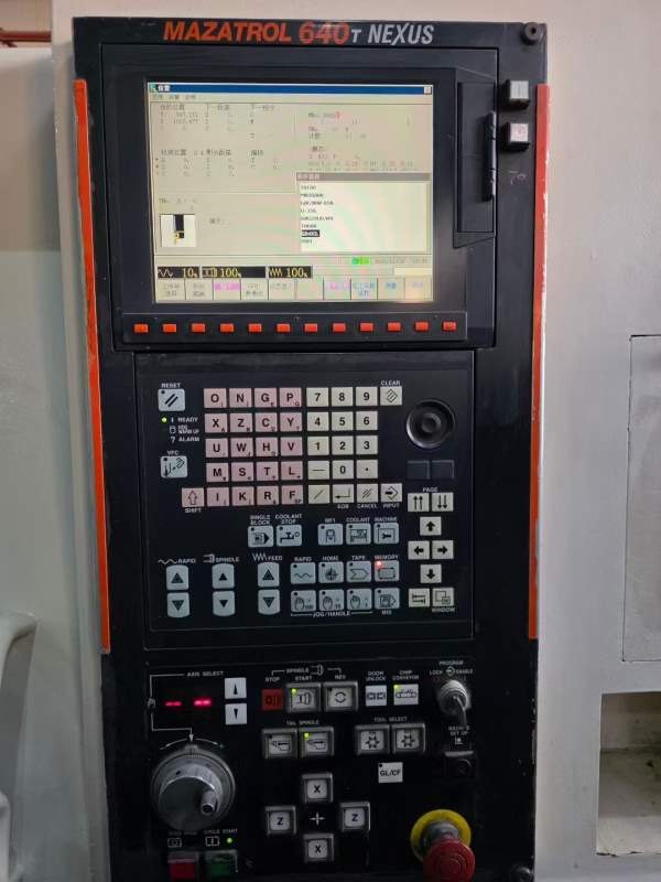 马扎克QTN200/1000车铣复合八寸中通卡盘12工位刀架带.