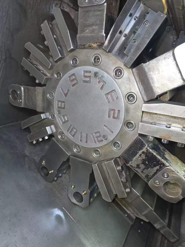 马扎克QTN200/1000车铣复合八寸中通卡盘12工位刀架带.