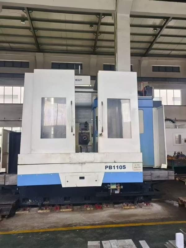广东工厂在位出售：准新纽威PB110S卧式镗铣，三轴重型.
