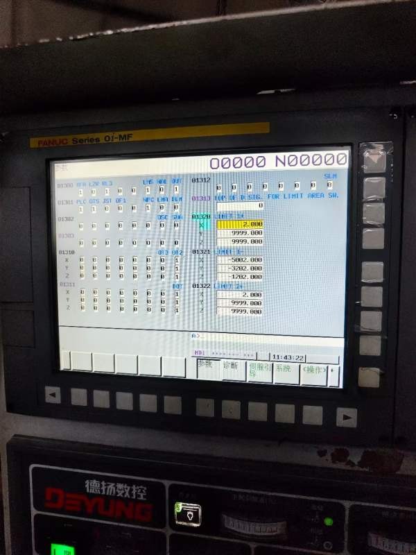Z轴加高行程1200重型德扬532数控龙门发那科MF系统BT50.