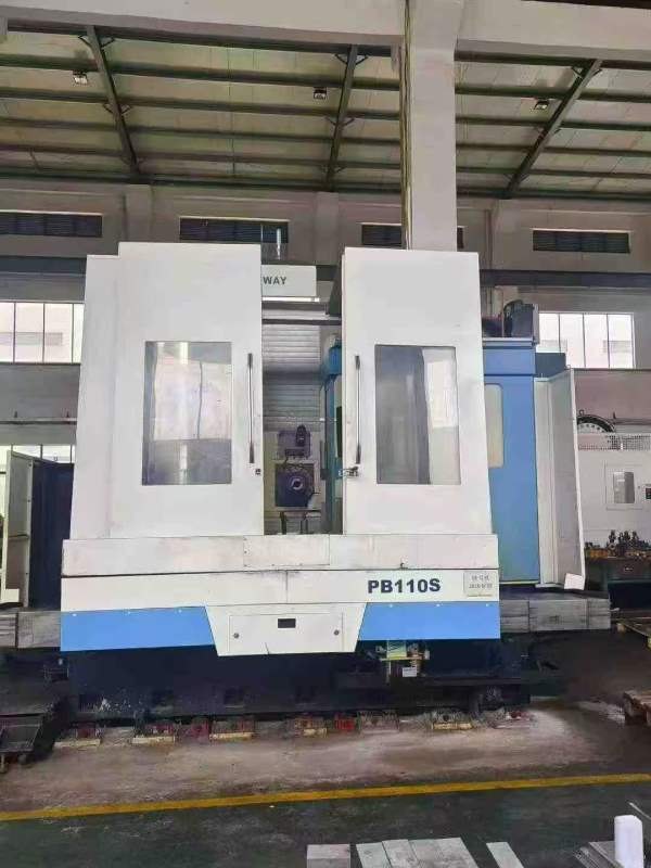 广东工厂在位出售：准新纽威PB110S卧式镗铣，三轴重型.
