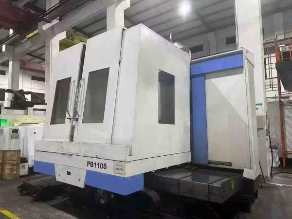 广东工厂在位出售：准新纽威PB110S卧式镗铣，三轴重型.