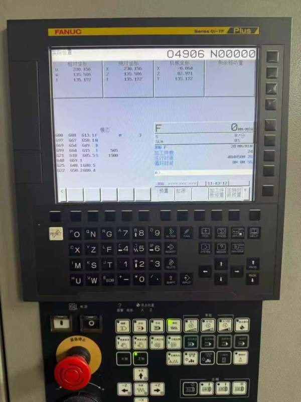 津上M08JII数控车床，2021年出厂，8寸台湾千岛卡盘，8.