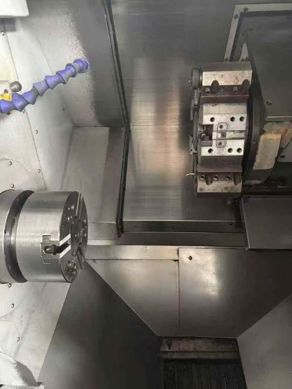 津上M08JII数控车床，2021年出厂，8寸台湾千岛卡盘，8.