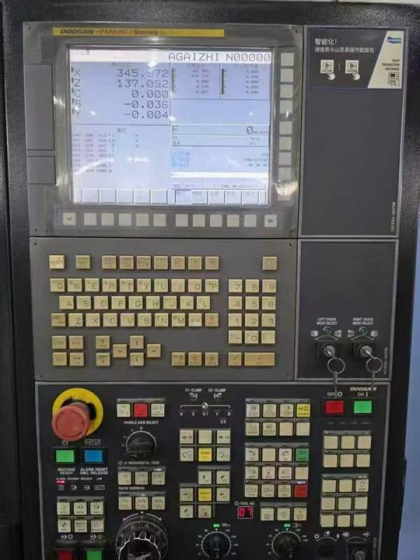 韩国斗山220LSY车铣复合，使用几百小时，双主轴，带Y.