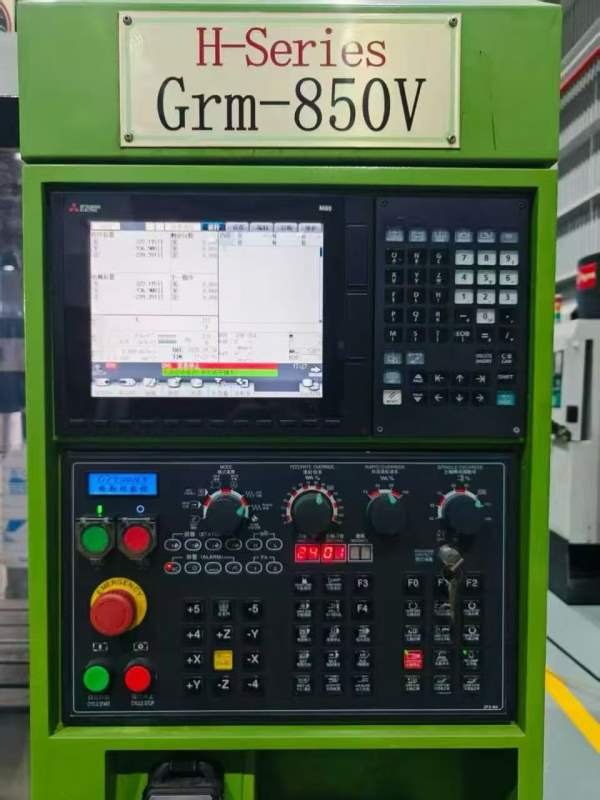 格勒玛-850V加工中心2022年 台湾珊羚光机 三菱M80系统.