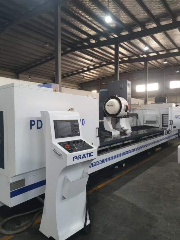 准新普拉迪6500型材机 铸件床身工作台，主轴直连12000.