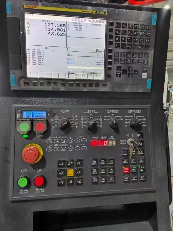 仓库新到一台台泽3018数控龙门，发那科MF Plus1包系统.