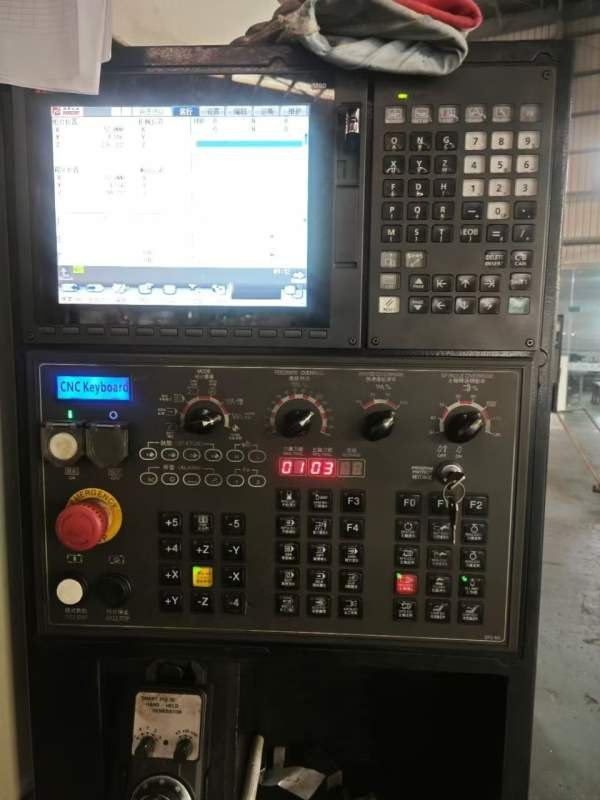 在位出售台湾拓邦1160加工中心，三菱m80系统，主轴800.