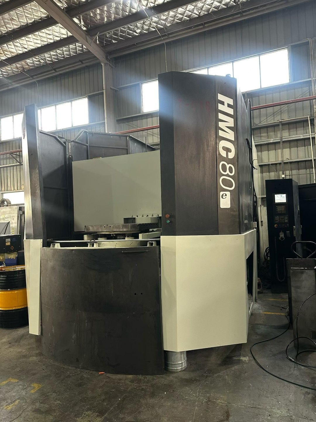 沈阳800双工位卧加，正T床身，2018年出厂，法纳克MF系.