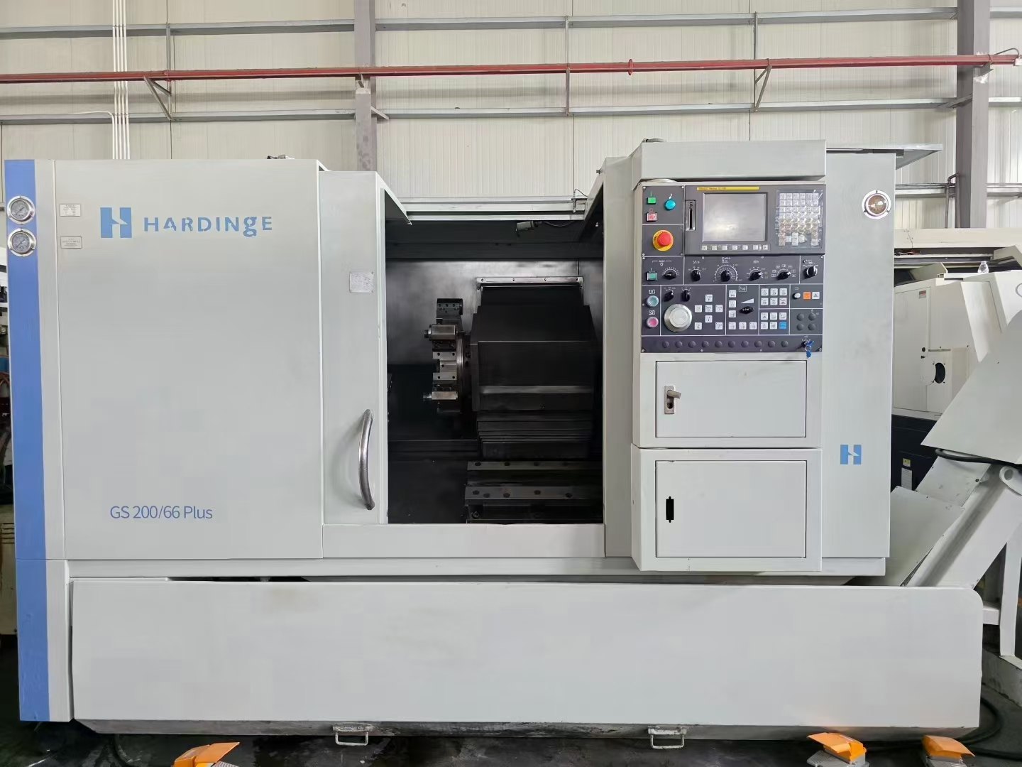 同款3台美国哈挺GS200/66数控车床，发那科系统阿尔法.