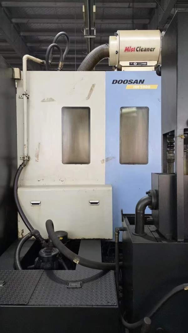 同款5台韩国原装斗山HM500双工位卧加，FANUC31i系统，.