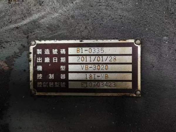 上海工厂在位出售台湾乔威进3020数控龙门铣，工作台31.