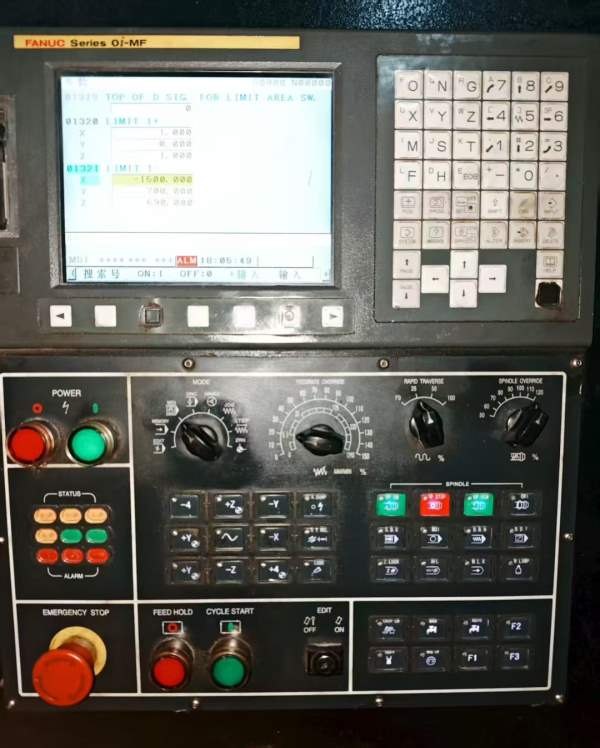 刚刚到货宝昌1580数控加工中心一台，18年，发那科MF系.