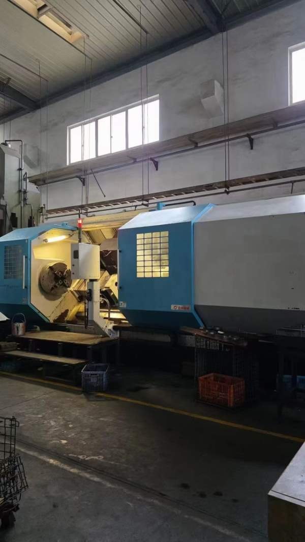 台湾原装立仲CNC-S50/3M超大型重切削数控车床，24寸双.