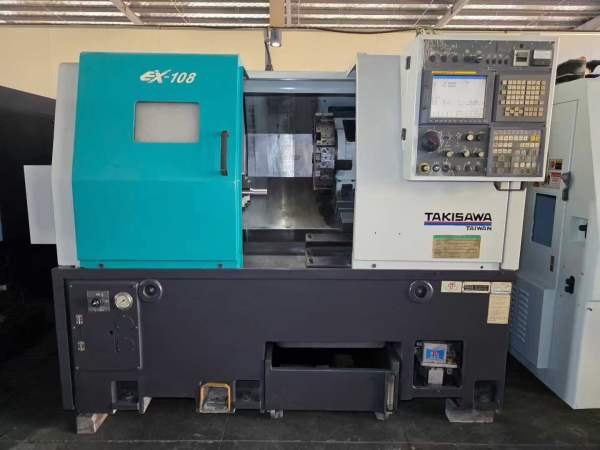台湾原装泷泽108数控车床，8寸卡盘，12工位刀塔。