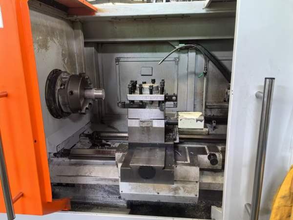 宝鸡HK80B/1米数控车床，款的6180，整体床身，2023年7.