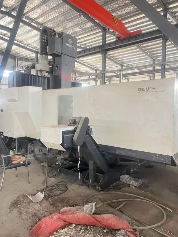 西安工厂海天GLU13两米龙门，工作台，三轴线规，主轴B.