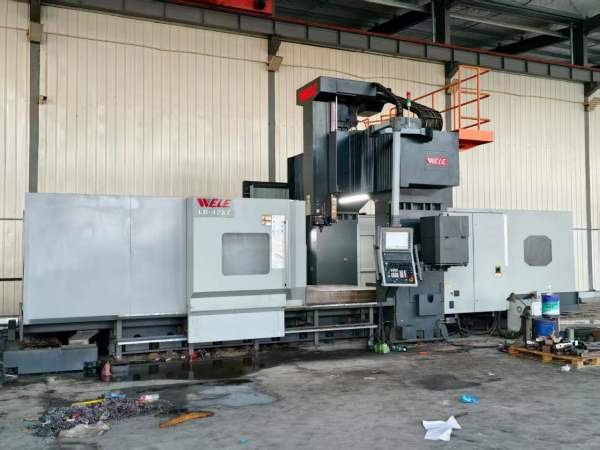 刚刚买下准新台湾威立4028龙门加工中心型号 LB-428Z发.