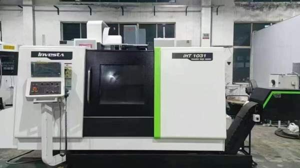 使用几百小时、2023年国盛lHT1031数控车床、发那科Plu.