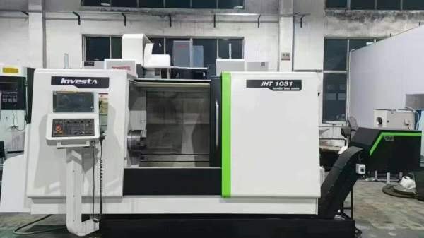 使用几百小时、2023年国盛lHT1031数控车床、发那科Plu.