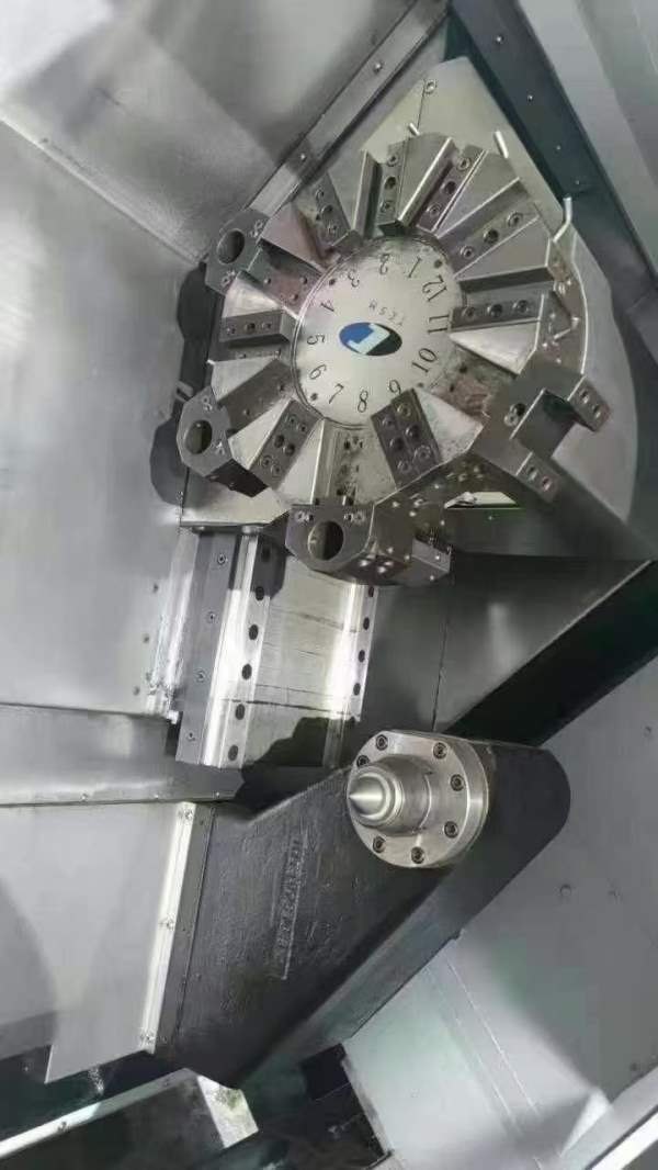 使用几百小时、2023年国盛lHT1031数控车床、发那科Plu.