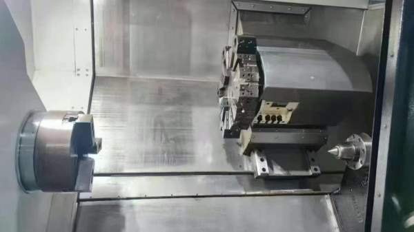 使用几百小时、2023年国盛lHT1031数控车床、发那科Plu.