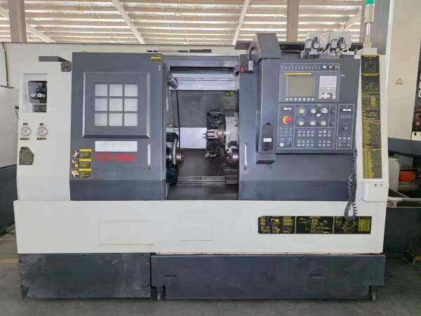 台湾原装友佳双主轴数控车床FTC-350S，同款3台，配8寸.