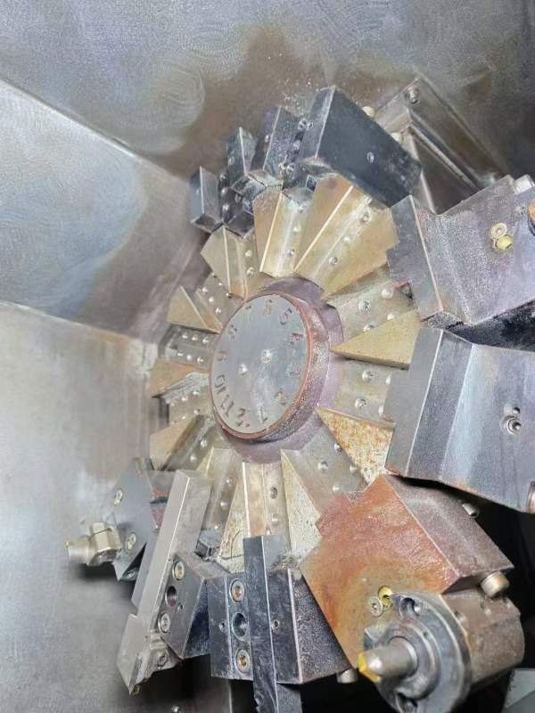 台湾原装友佳双主轴数控车床FTC-350S，同款3台，配8寸.