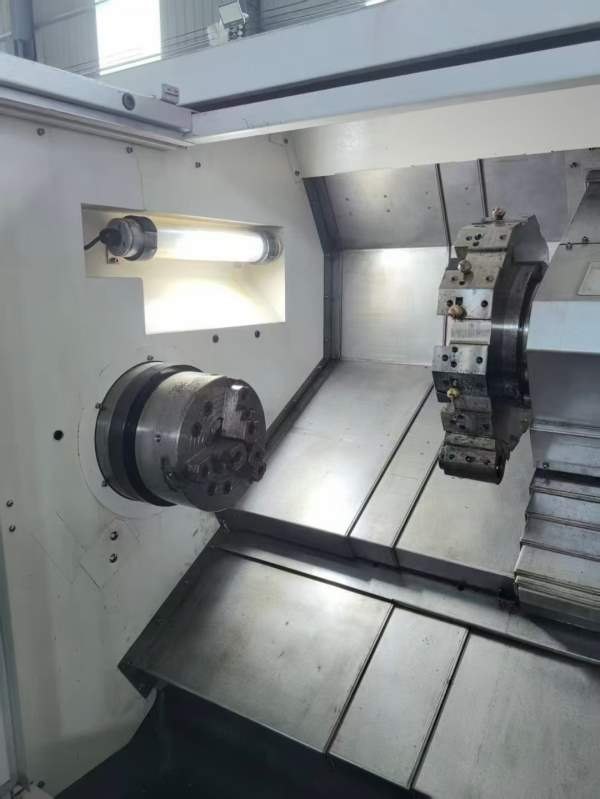 2018年台湾丽驰LT600 数控车床六鑫伺服10工位刀塔  加.