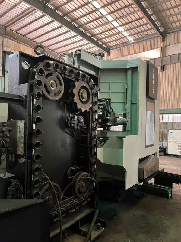 海天63H卧式加工中心APC双交换工位工作台尺寸630700B.