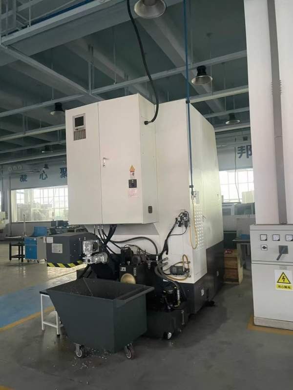 台湾油机KV500ATC高速数控立车，带刀库准新机，在位出.