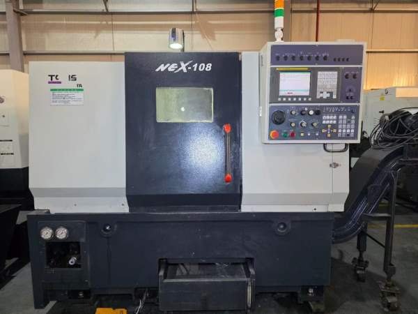 台湾原装泷泽NEX-108数控车床，发那科0i-TF 系统，8寸.
