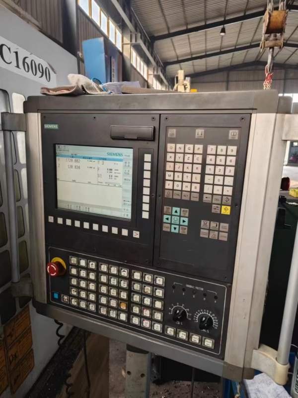 出售一台沈阳1.6米高速数控立车，西门子系统，伺服电.