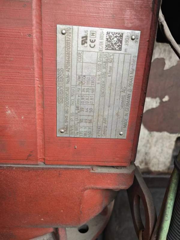 出售一台沈阳1.6米高速数控立车，西门子系统，伺服电.