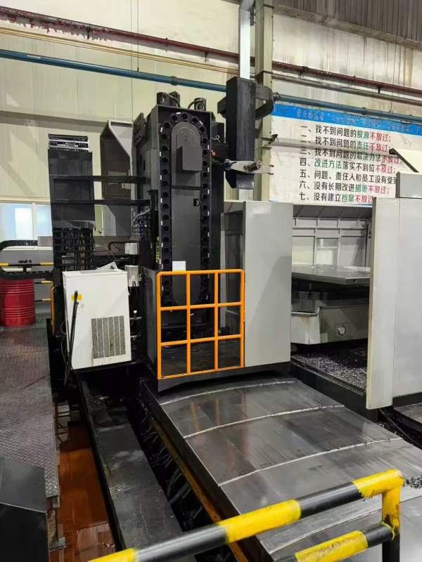 2017年台湾威立落地式镗铣加工中心，主轴加大400的BT5.