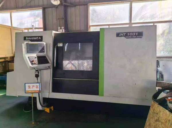 使用几百小时、出口型国盛、2023年国盛lHT1031数控车.
