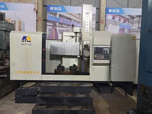 2020年5月辽宁海通CK5112D数控立车，安装少用，车削直.