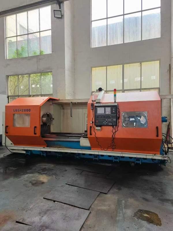 台湾金耀L65/2800精密数控车床，油缸车床，18寸液压卡.