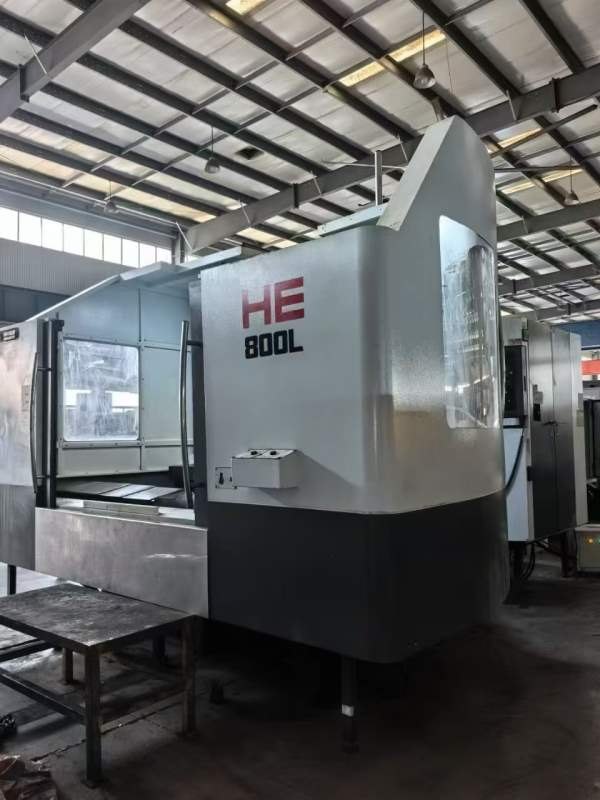 准新国祥HE800L卧式加工中心发那科MFPLUS系统af电机驱.