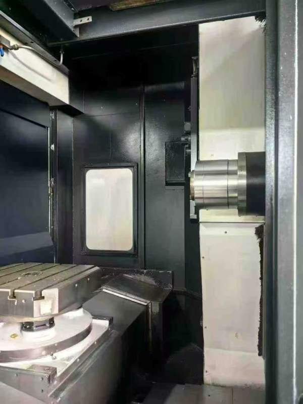 2018年苏州纽威HM503T卧加双工作台交换三轴滚柱导轨发.